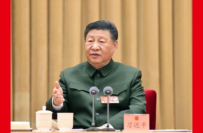 習近平出席解放軍和武警部隊代表團全體會議